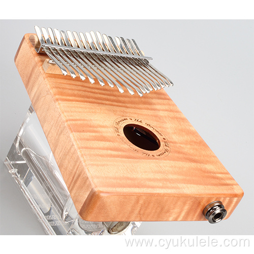 Shallow tiger pattern thumb piano